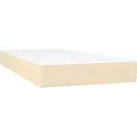 Syfax Pocketveringmatras medium 120x190x20 cm stof crèmekleurig