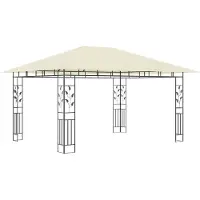 Syfax Prieel met klamboe 180 g/m² 4x3x2,73 m crème