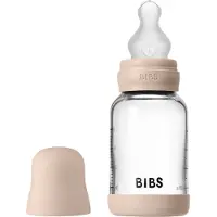 BIBS Babyflasche - 120 ml - Glas/Silikon - Blush - - One Size - Babyflaschen