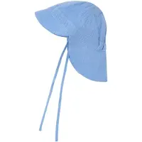 Huttelihut - Kid's Summer Hat Muslin - Hoed 50 cm - 12-24 Months, blauw