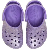 Crocs 212562 Classic Toddler Glitter Slippers | Maat 20/21 Meisjes Paars