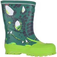 Viking Gummistiefel - Jolly - Flaschengrün/Multi m. Drache - - 26 - Gummistiefel