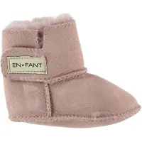 En fant Lamm-Krabbelschuhe Mit Futter - Pink - - 25/26 - Leder-Krabbelschuhe