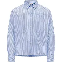 ONLY GIRLS Blouse 'KOGSmilla' blauw / wit