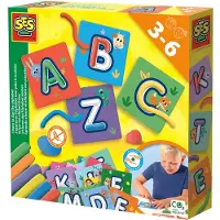 SES Creative Knete - L ehre das Alphabet m. Knete - - One Size - Knete