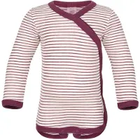 Engel - Kid's Baby-Wickelbody Langarm - Merino-ondergoed 50/56, roze