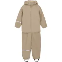 CeLaVi Regenkleidung m. Träger - PU - White Pepper - - 140 - Regenkleidung