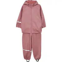 CeLaVi Regenkleidung m. Träger - PU - Nostalgie Rose m. Glitter - - 120 - Regenkleidung