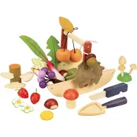 Tender Leaf Toys Holzspielzeug - Die Waldvorratskammer - 27 Teile - - One Size - Spiellebensmittel