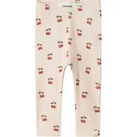Lil´ Atelier Leggings 'NBFLAVO' olijfgroen / rosa / donkerrood