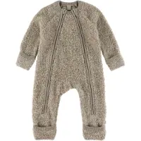 Smallstuff Overall m. Reißverschluss - Wolle - Naturmeliert - - 92/98 - Overalls