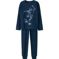 Name it Nachtkledij 'NKMTitan Skater' donkerblauw / wit