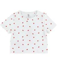 ONLY GIRLS Shirt 'KOGBella' rood / wit