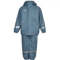 Color Kids Regenkleding m. Bretellen - PU - Kapiteins Blue - - 2 jaar (92) - Regenkleding
