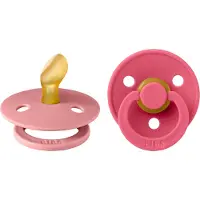 BIBS Colour 2 Pack - Pink/Coral - Anatomisch Spenen