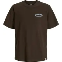 Jack & Jones Junior Shirt 'JJEBRANDES' lichtblauw / donkerbruin