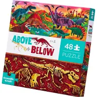 Crocodile Creek Puzzel - 48 Bakstenen - Dinosaur World - - OneSize - Puzzels