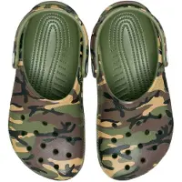 Crocs Sandalen - Classic+ Camouflage Verstopping K - Army Green/ - - 36/37 - Sandalen