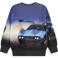 Molo Sweatshirt - Mattis - Auto Blue - - 5 Jahre (110) - Sweatshirts