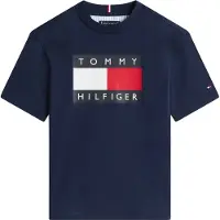 Tommy Hilfiger Shirt 'Heritage' navy / rood / zwart / wit