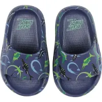 Beco Badslippers - Ocean Dinos - Blauw - - 22/23 - Badslippers