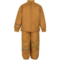 CeLaVi Kinderen Celavie Effen Basic Thermisch Set Buckthorn Brown