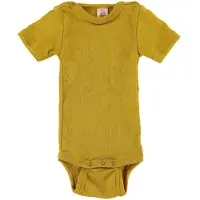 Engel Romper s/s - Wol/Zijde - Saffraan - - 98/104 - Romper S/S