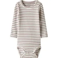 Name it Rompertje/body 'NBNBani' lila / offwhite