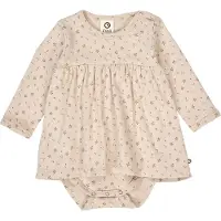 Müsli Body met Rok l/s - Aster - Oak/Nostalgie Rose/Beige - - 74 - Rompers Lange Mouw