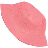Huttelihut - Kid's Bucket Hat Muslin - Hoed 48 cm - 6-12 Months, roze