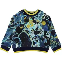 Dolce&Gabbana Trui - Prachtig - Blauw Marmer - - 10 jaar (140) - Truien