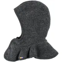 Joha Schlupfmütze - Wolle/Baumwolle - 2-lagig - Dunkelgrau - - 50 cm - Schlupfmützen - Doppel