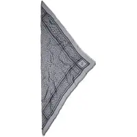Lala Berlin Sjaal - Triangle Tilda - Swoosh-symbool Black/White - - OneSize - Sjaals