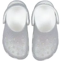 Crocs Open schoenen 'Classic Iridescent' zilver