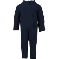 Mikk-Line - Wool Baby Suit - Overall 86, blauw