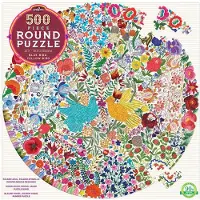 Eeboo Blauwe Vogel, Gele Vogel, 500 stuks, Dieren