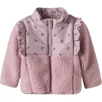 Name it Tussenjas 'NBFMinna' groen / sering / rood