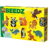 SES Creative Beedz Strijkkralen Set - Wereld Dieren - Vanaf 5 Jaar - 3500 Stuks - Knutselen - PVC-Vrij - Schoencadeautjes Sinterklaas