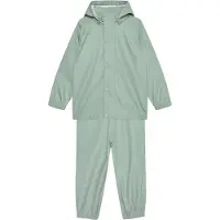 Color Kids Regenkleding m. Bretellen - PU - Jadeiet - - 8 jaar (128) - Regenkleding