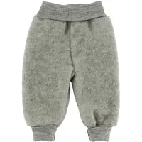 Engel - Baby Hose mit Nabelbund - Fleecebroek 50/56, grijs