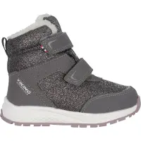 Viking Snowboots - Uitrusting Glitter Warm WP 2V - Houtskool/Dus - - 28 - Winterlaarzen