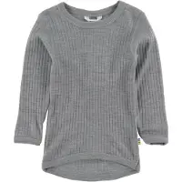 Joha - Kid's Shirt L/S Basic - Merino-ondergoed 150, purper/grijs