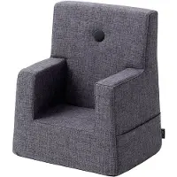 By KlipKlap Fauteuil - Kids Stoel - 50x43x33 cm - Blue Grey b. G - - OneSize - Stoelen