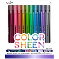 Ooly - Color Sheen - Metallic gelpennen - 12 Stuks