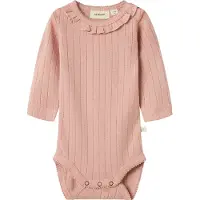 Lil´ Atelier Rompertje/body 'NBFRachel' oudroze