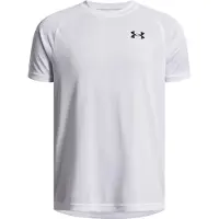 Under Armour UA Tech 2.0 SS-WHT Jongens Sportshirt - Wit - Zwart