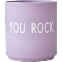 Design Letters favoriete mok 25 cl You rock-lavender