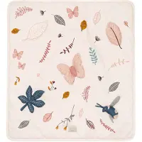 Cam Cam Speelkleed - 80x80 cm - Pressed Leaves Rose - - OneSize - Speelkleden