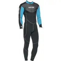 Seac Neoprenanzug - Snese Man 3 mm - Schwarz/Blau - - L - Large - Neoprenanzüge