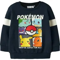Name it Sweatshirt 'NMMJussy Pokemon' navy / geel / groen / oranje